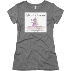 Ladies Slim Fit Super Soft Triblend Tee
