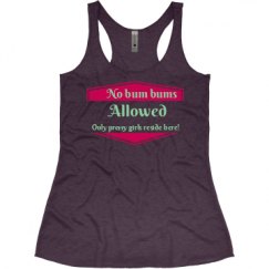 Ladies Slim Fit Super Soft Racerback Triblend Tank