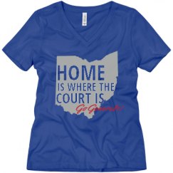 Ladies Relaxed Fit V-Neck Tee