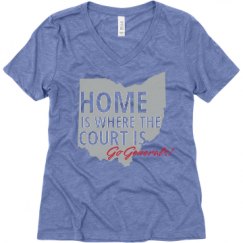 Ladies Relaxed Fit Super Soft Triblend V-Neck Tee