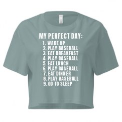 Ladies Festival Cali Crop Top Tee