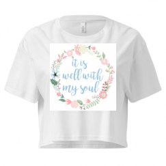 Ladies Festival Cali Crop Top Tee
