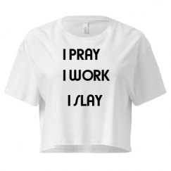 Ladies Festival Cali Crop Top Tee