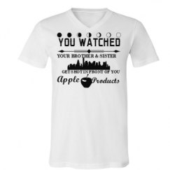 Unisex V-Neck Jersey Tee