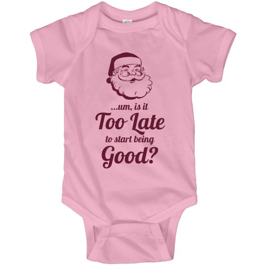 Funny Christmas Baby Onesie