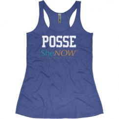 Ladies Slim Fit Super Soft Racerback Triblend Tank