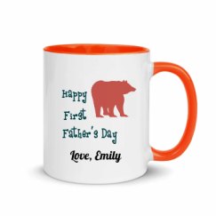 11oz Ceramic Mug with Color Inside