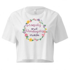 Ladies Festival Cali Crop Top Tee