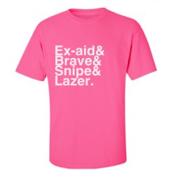 Unisex Ultra Cotton Safety Neon Crewneck Tee