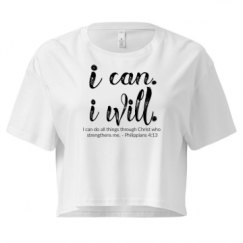 Ladies Festival Cali Crop Top Tee