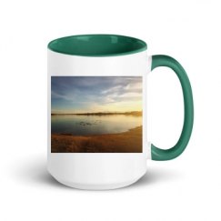 15oz Ceramic Mug with Color Inside