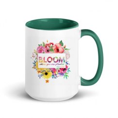 15oz Ceramic Mug with Color Inside