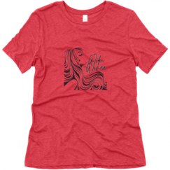 Ladies Relaxed Fit Super Soft Triblend Tee