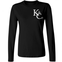 Ladies Relaxed Fit Basic Long Sleeve Tee