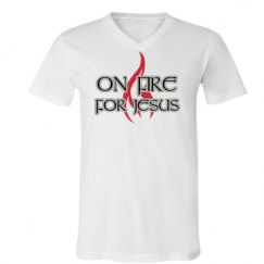 Unisex V-Neck Jersey Tee