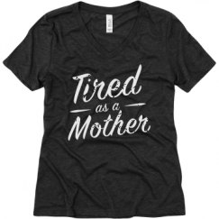 Ladies Relaxed Fit Super Soft Triblend V-Neck Tee
