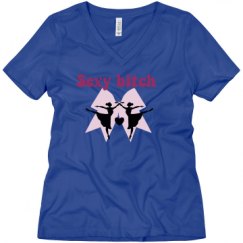 Ladies Relaxed Fit V-Neck Tee