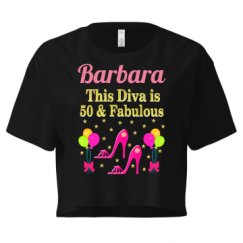 Ladies Festival Cali Crop Top Tee