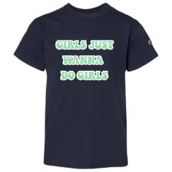 Youth Champion Short Sleeve Tagless Tee