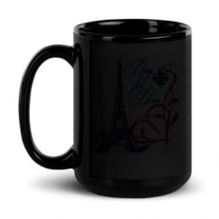 15oz Black Glossy Mug