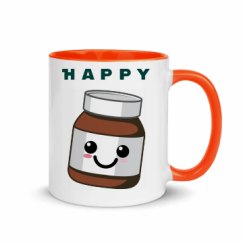 11oz Ceramic Mug with Color Inside