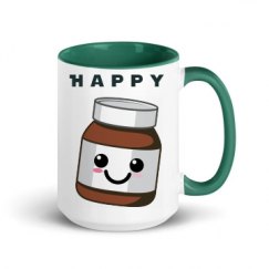 15oz Ceramic Mug with Color Inside