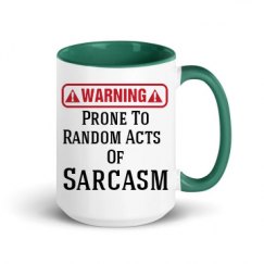 15oz Ceramic Mug with Color Inside