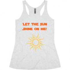 Ladies Slim Fit Super Soft Racerback Triblend Tank