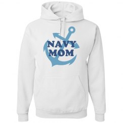 Navy Mom Hoodie