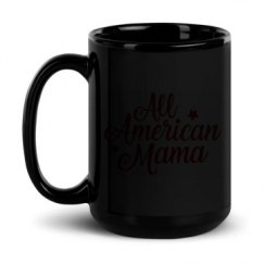 15oz Black Glossy Mug