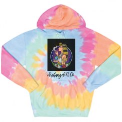 Unisex Tie-Dye Fleece Hoodie
