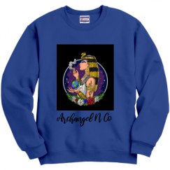 Unisex Film and Foil Crewneck Sweatshirt