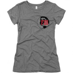 Ladies Slim Fit Super Soft Triblend Tee