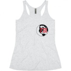 Ladies Slim Fit Super Soft Racerback Triblend Tank