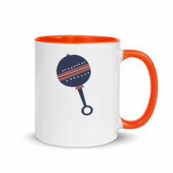 11oz Ceramic Mug with Color Inside