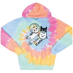 Unisex Tie-Dye Fleece Hoodie