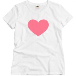 Heavy Black Heart Tee