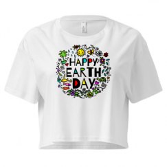 Ladies Festival Cali Crop Top Tee