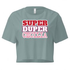 Ladies Festival Cali Crop Top Tee