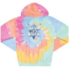 Unisex Tie-Dye Fleece Hoodie