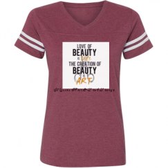 Ladies Relaxed Fit Vintage Sports Tee