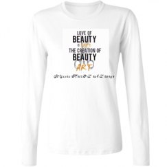 Ladies Relaxed Fit Basic Long Sleeve Tee