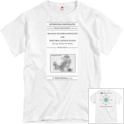 MELVIN RAMSAY'S M.E. UNISEX WHITE T-SHIRT