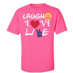 Unisex Ultra Cotton Safety Neon Crewneck Tee