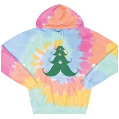 Unisex Tie-Dye Fleece Hoodie
