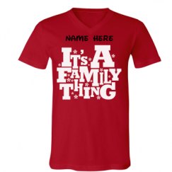 Unisex V-Neck Jersey Tee