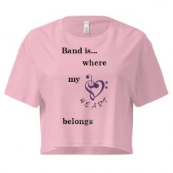 Ladies Festival Cali Crop Top Tee