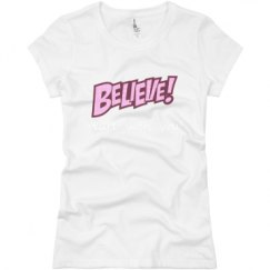 Ladies Slim Fit Basic Promo Jersey Tee