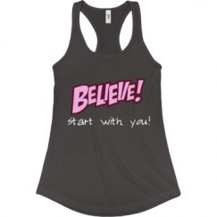 Ladies Slim Fit Racerback Tank Top