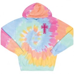 Unisex Tie-Dye Fleece Hoodie